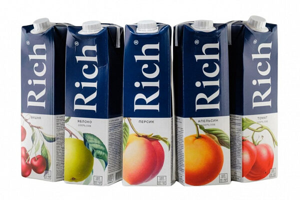 Сок RICH 0.9л