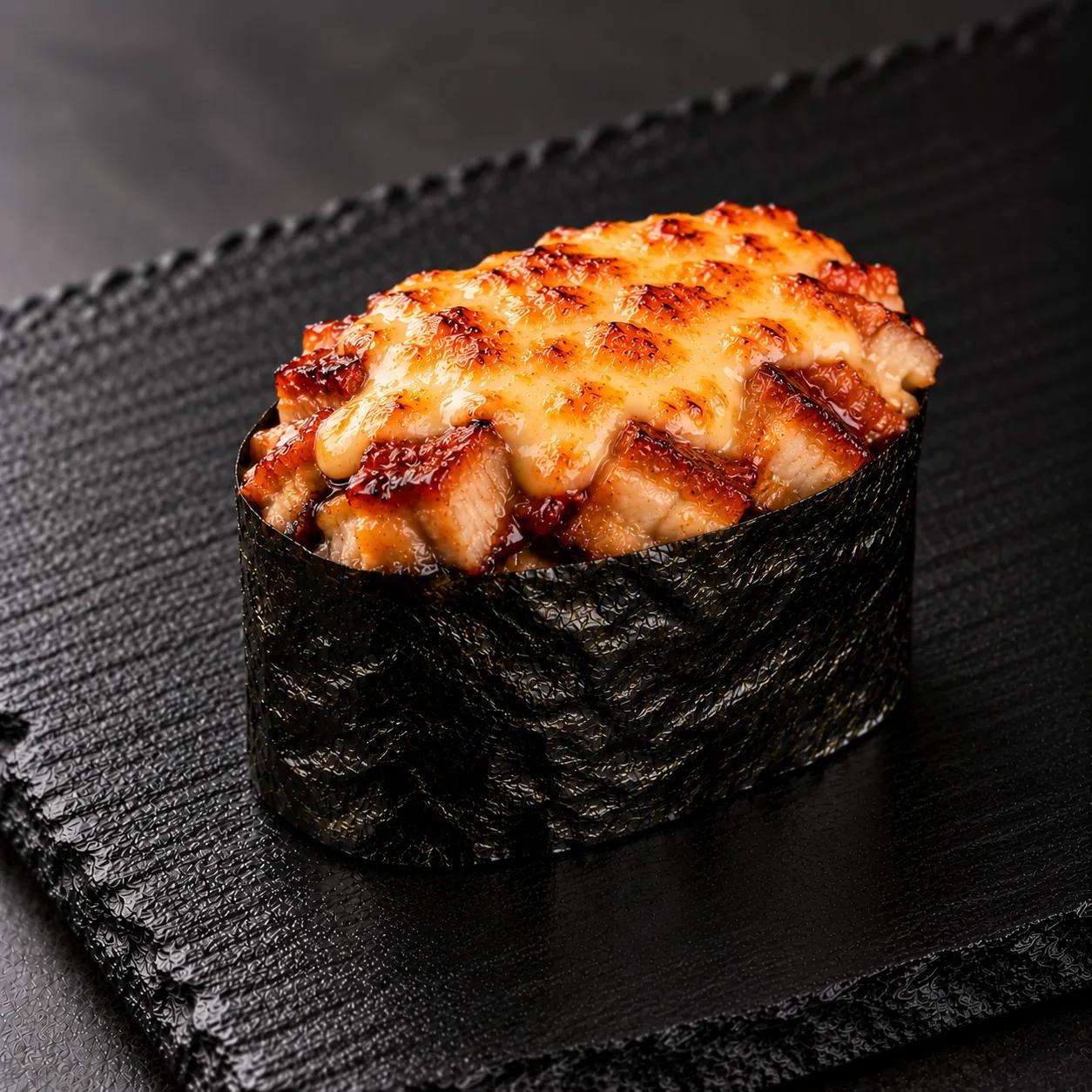 Запечённый гункан с угрём 40г
